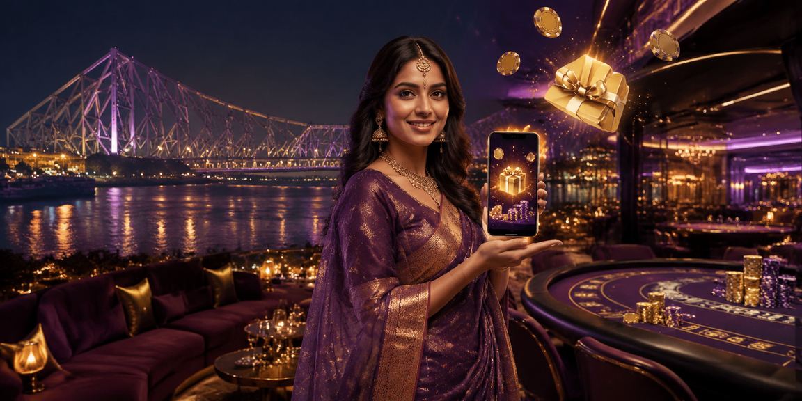 Player using tn85 mobile casino app in Kolkata, India enjoying vibrant cricket betting
