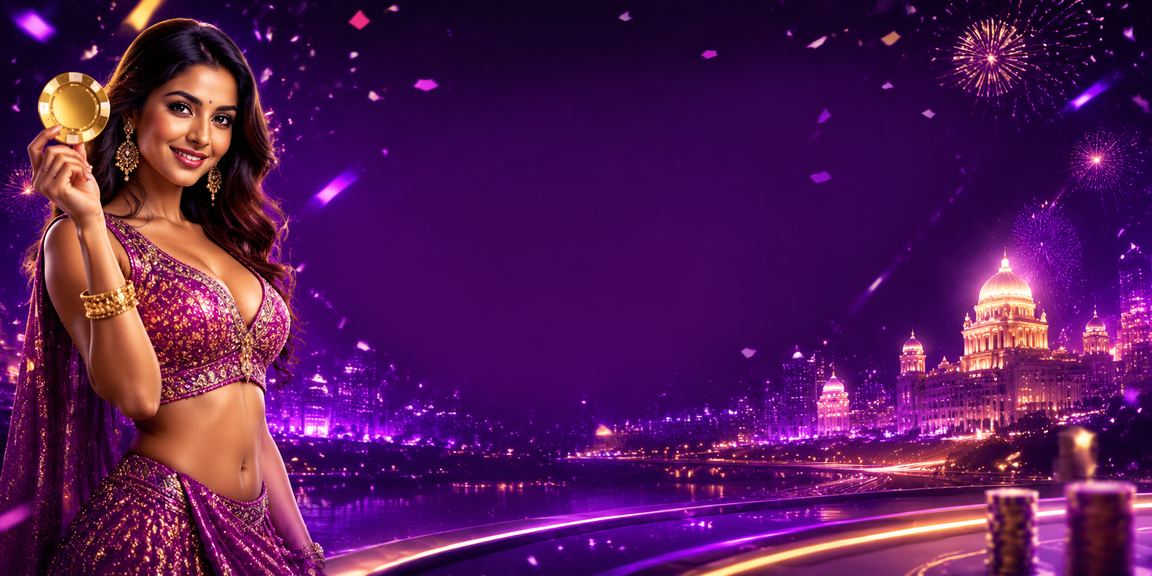Pune city street at night with Teen Patti and Bollywood theme